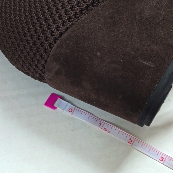 Eileen Fisher Kasana Knit Brown Boots sz 7 - Picture 14 of 15